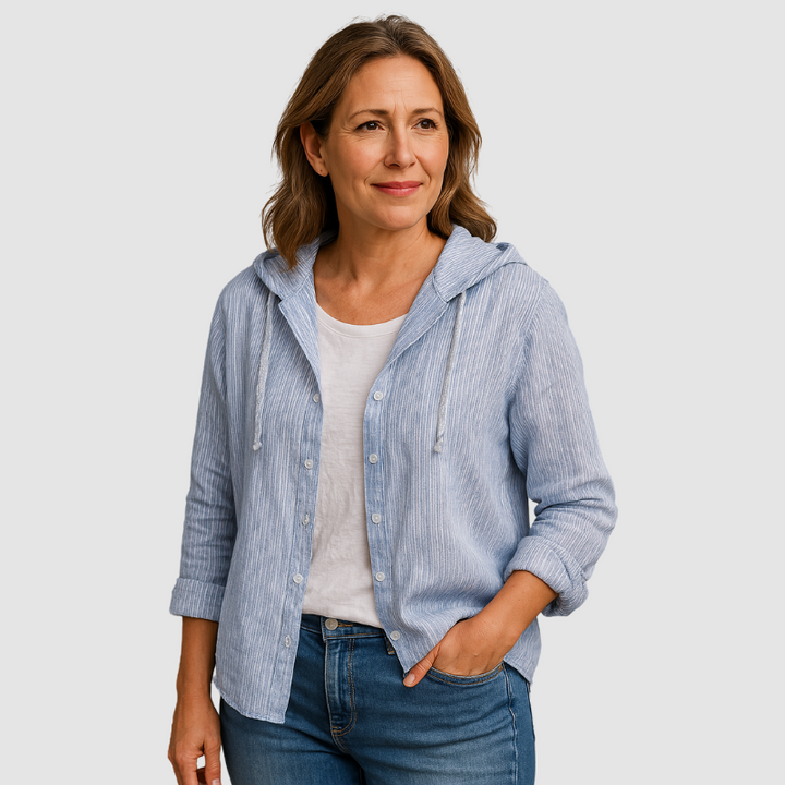 Emelie™ Lightweight Hooded Blouse