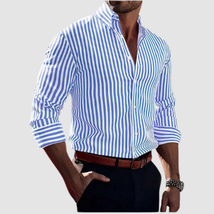 Nate™ Stylish Striped Dress Shirt