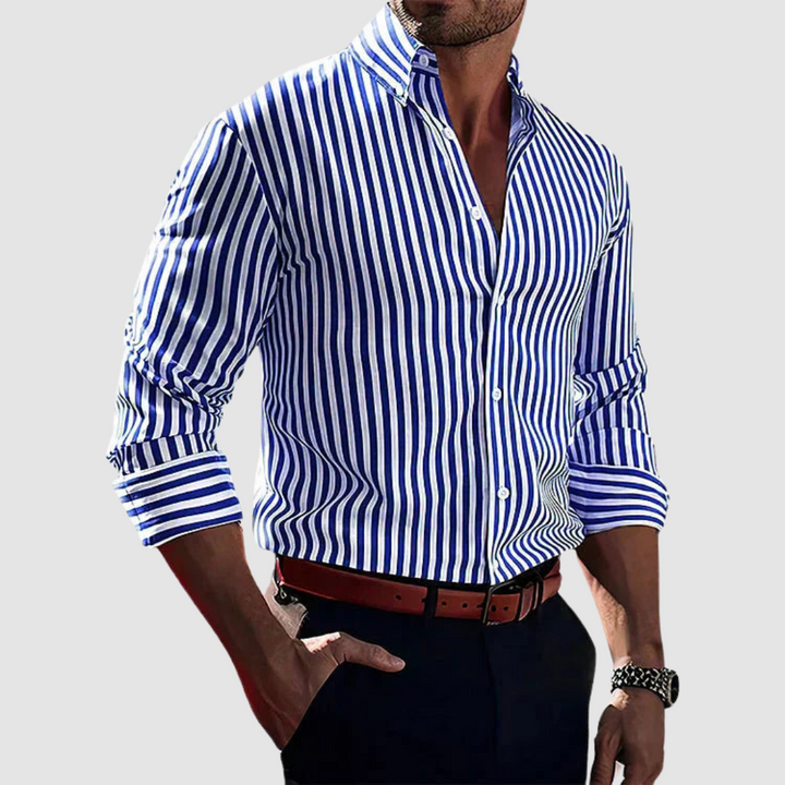 Nate™ Stylish Striped Dress Shirt
