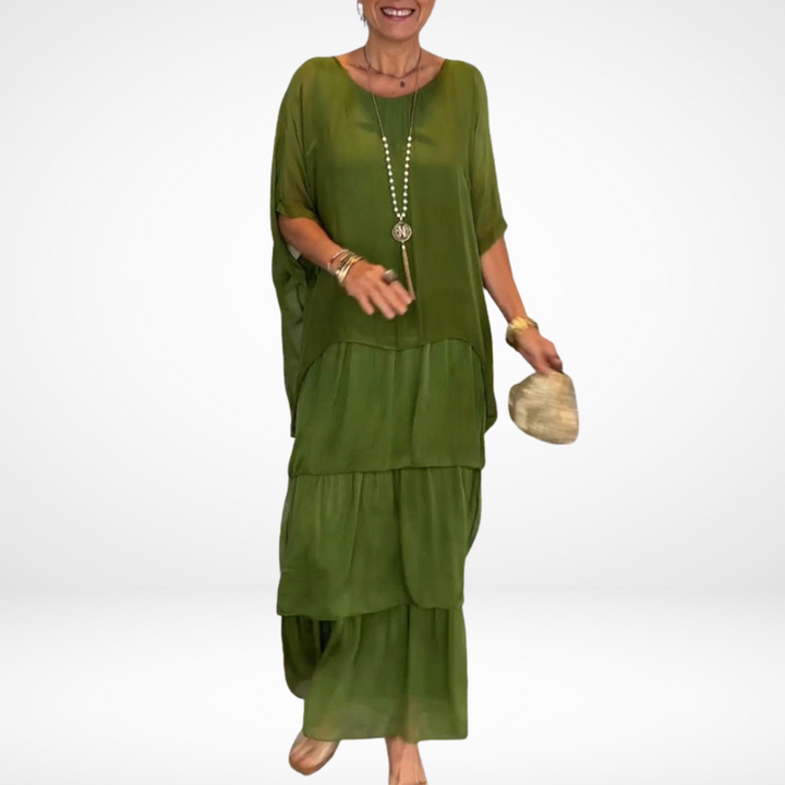 Hylda™ Bohemian Flowing Maxi Dress