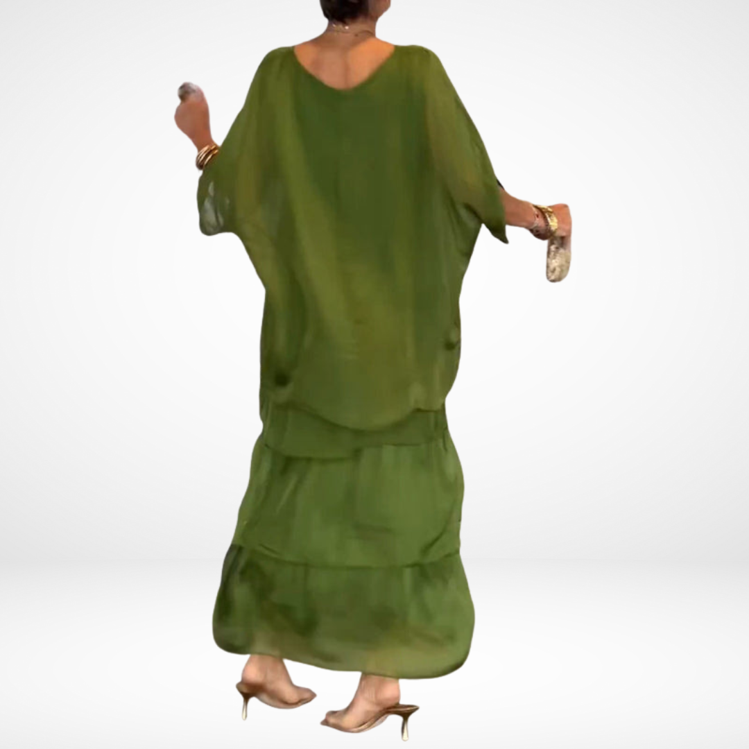 Hylda™ Bohemian Flowing Maxi Dress