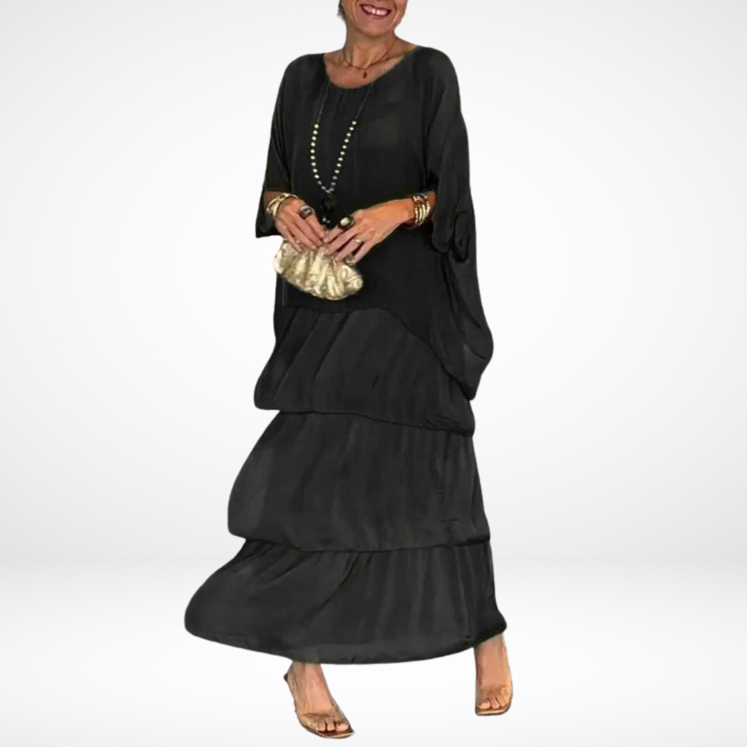 Hylda™ Bohemian Flowing Maxi Dress
