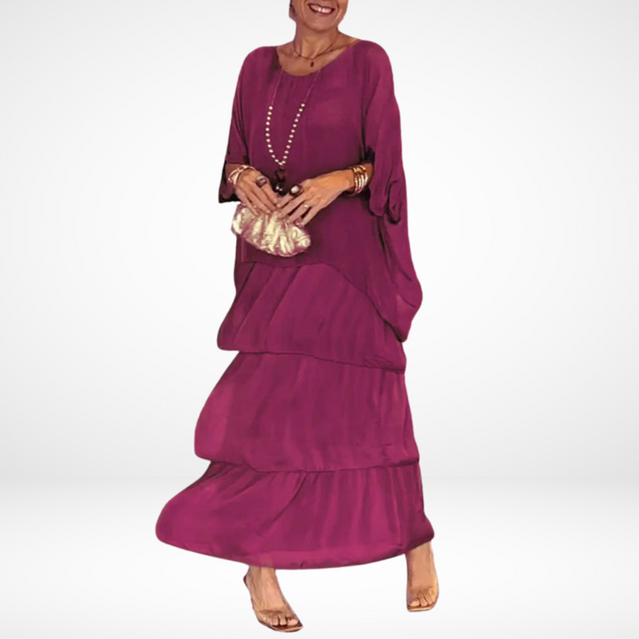 Hylda™ Bohemian Flowing Maxi Dress