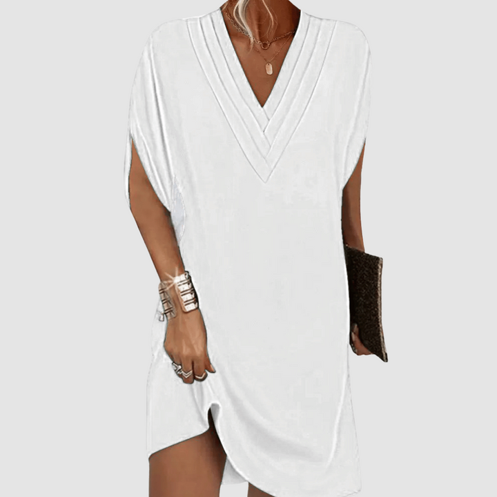 Alysa™ Chic Half-Sleeve Dress