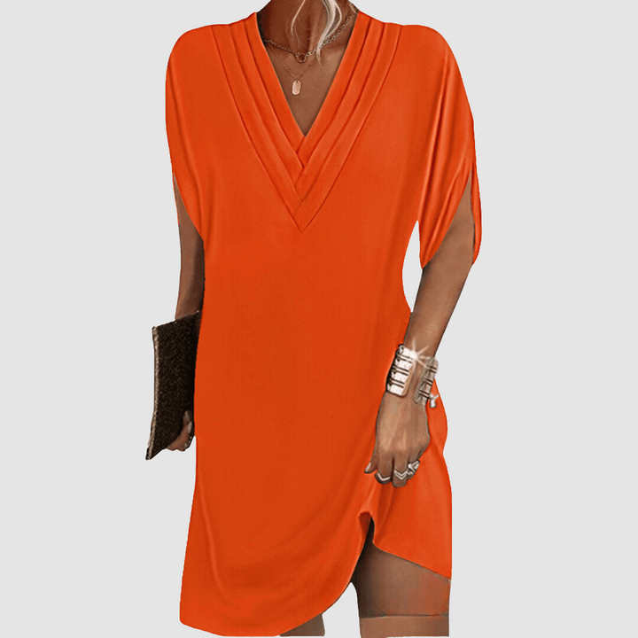 Alysa™ Chic Half-Sleeve Dress