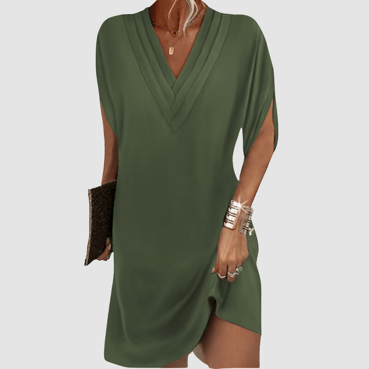 Alysa™ Chic Half-Sleeve Dress