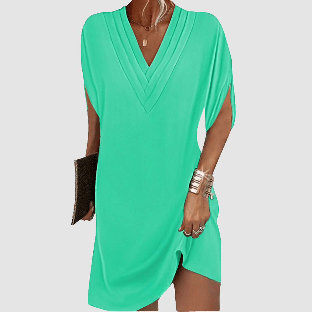 Alysa™ Chic Half-Sleeve Dress