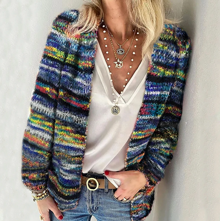 Catherine | Warm and Colorful Cardigan