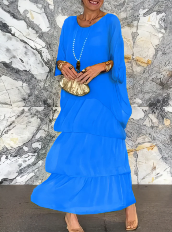 Caroline | Graceful Maxi Dress with Flowing Design