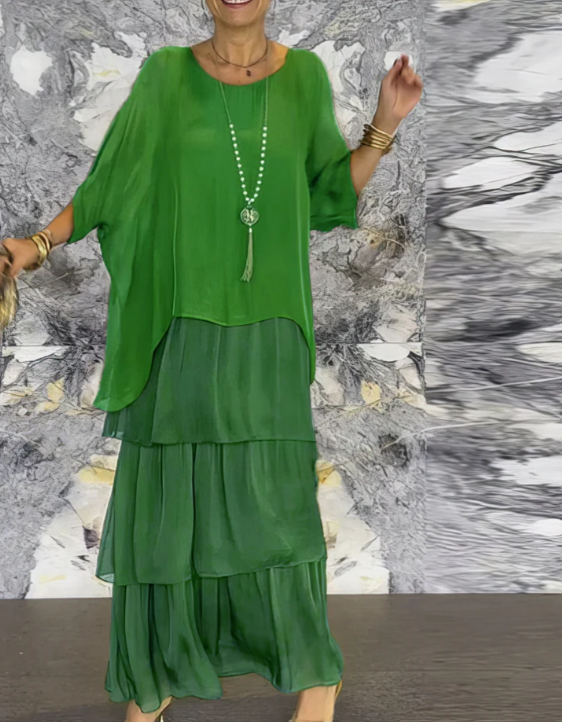 Caroline | Graceful Maxi Dress with Flowing Design