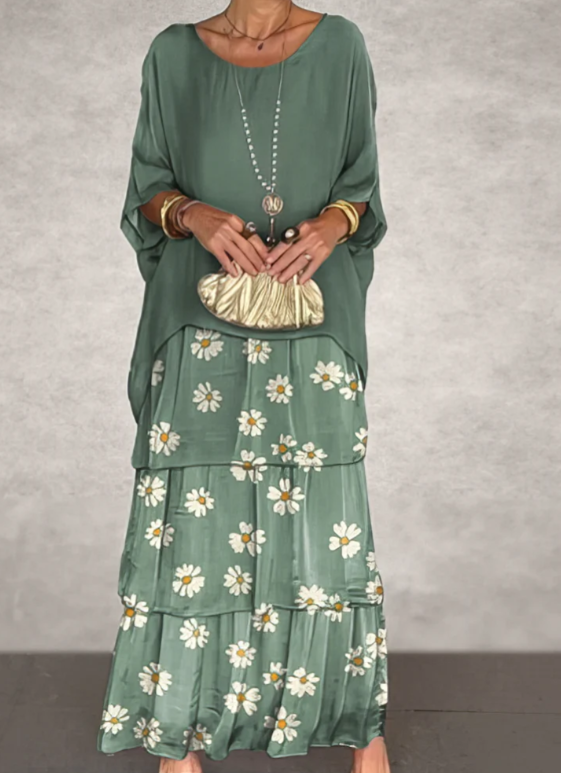 Caroline | Graceful Maxi Dress with Flowing Design