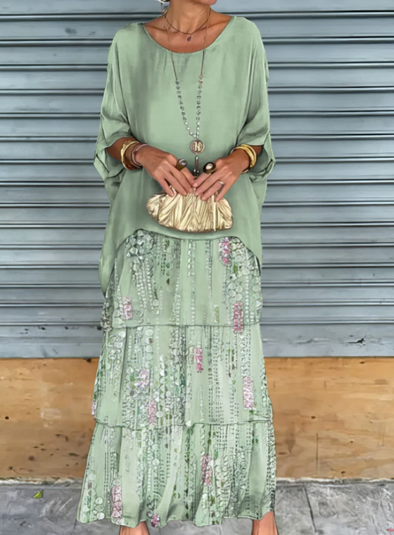 Caroline | Graceful Maxi Dress with Flowing Design