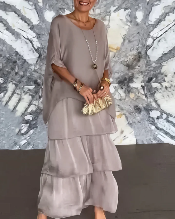 Caroline | Graceful Maxi Dress with Flowing Design