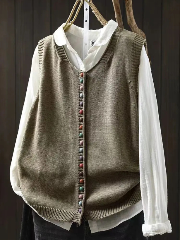 Rosalie | Classic Soft Knit Vest