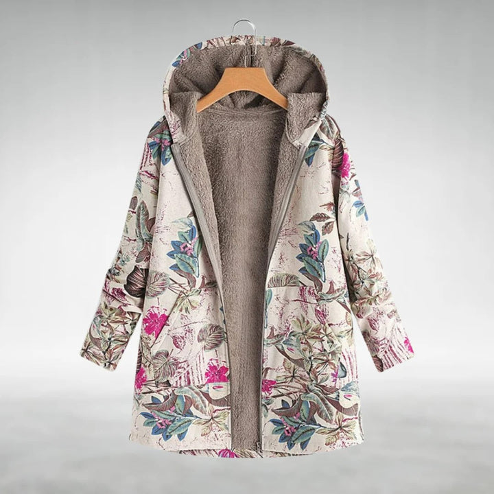 Hailey | Soft Floral Fleece Jacket