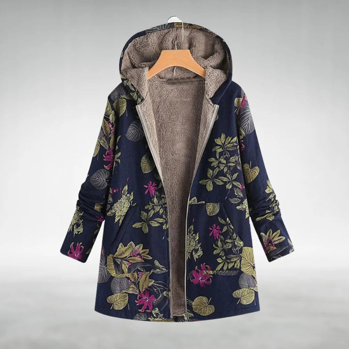 Hailey | Soft Floral Fleece Jacket