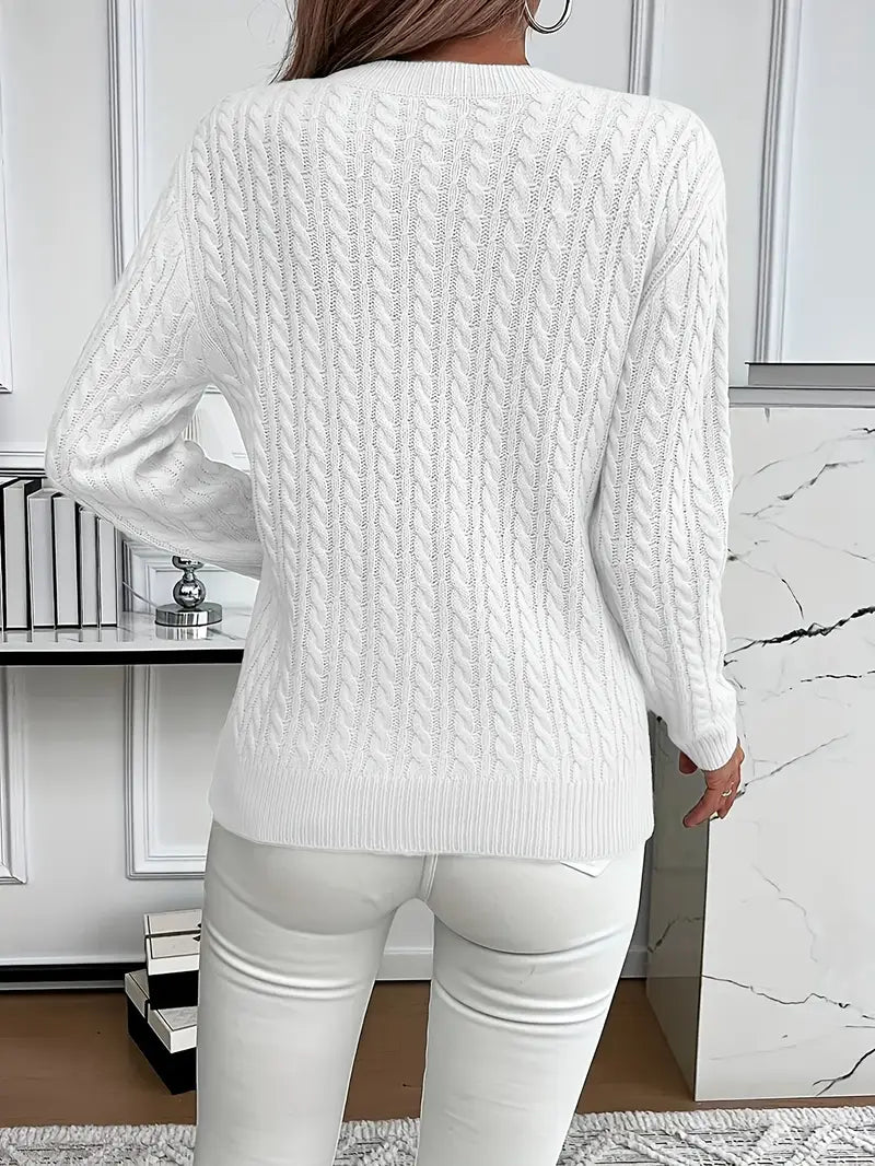 Eliana | Timeless Cable Knit Sweater