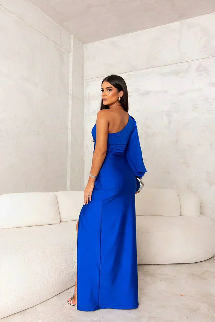 Aria | Chic One-Shoulder Maxi Gown