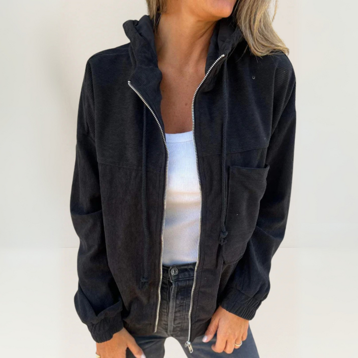 Karla | Cozy Hooded Jacket with Zipper
