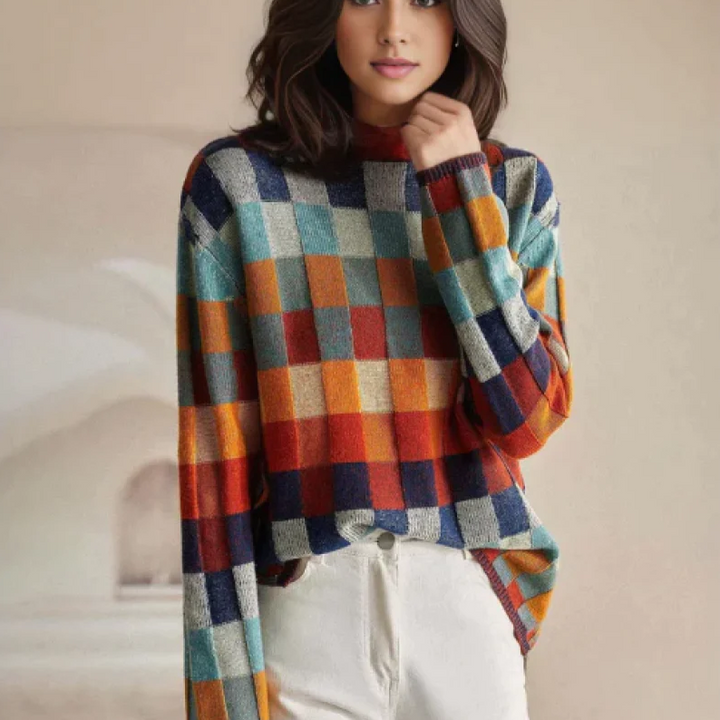 Madison | Stylish and Vibrant Turtleneck Sweater