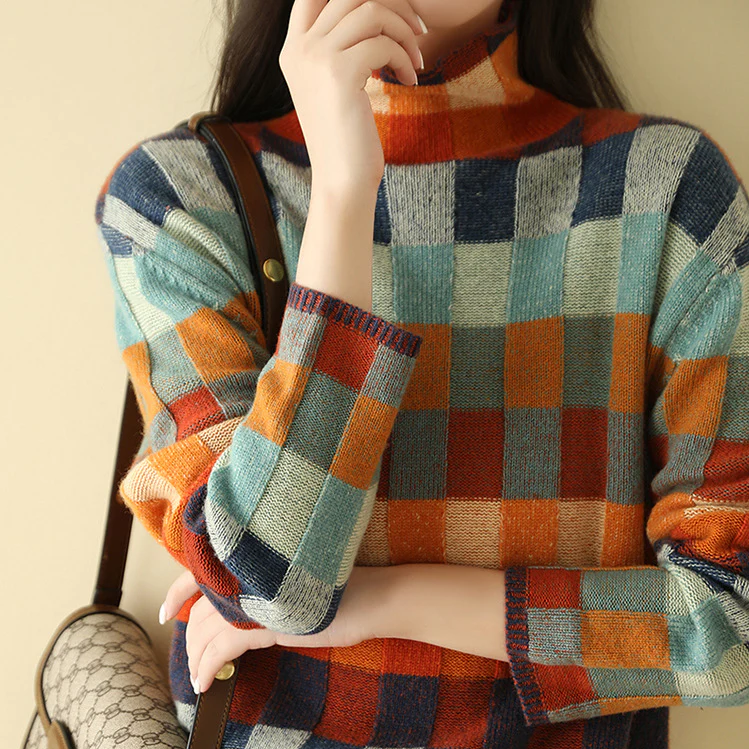 Madison | Stylish and Vibrant Turtleneck Sweater