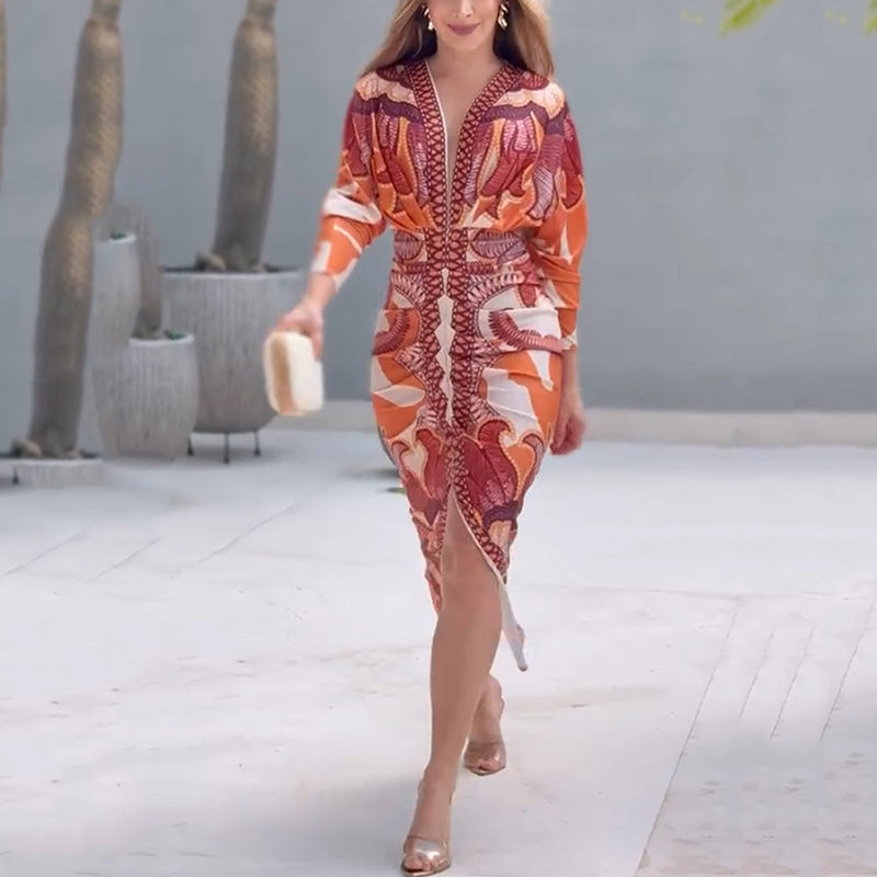 Blysse™ Chic V-Neck Dress