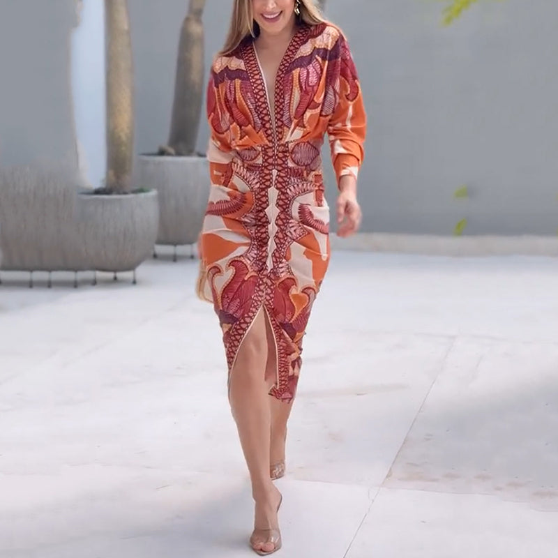 Blysse™ Chic V-Neck Dress