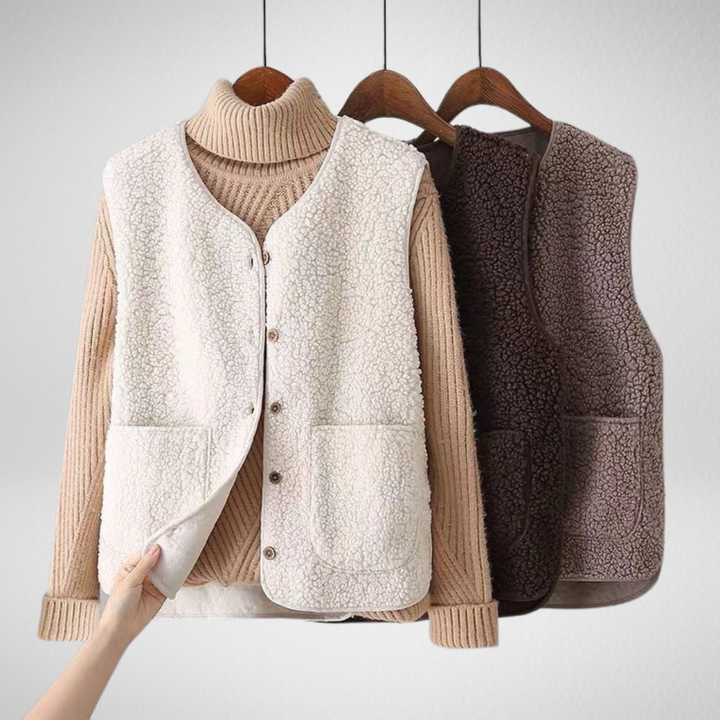 Clara | Timeless Button-Up Vest